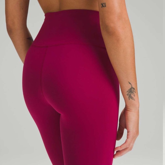 Lululemon Wunder Train High-Rise Tight 28” Pomegranate size 4 - Picture 2 of 9
